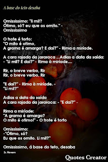 Imagem do post Primeiro Palíndromo - A base do teto desaba e SUS SOS